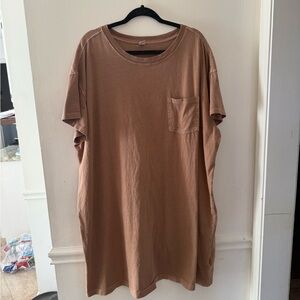 Old Navy Heavyweight Vintage Wash T-Shirt Dress